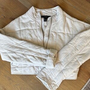 Forever 21 Light Beige Puffer Jacket